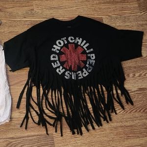 Cropped Red Hot Chili Peppers T Shirt